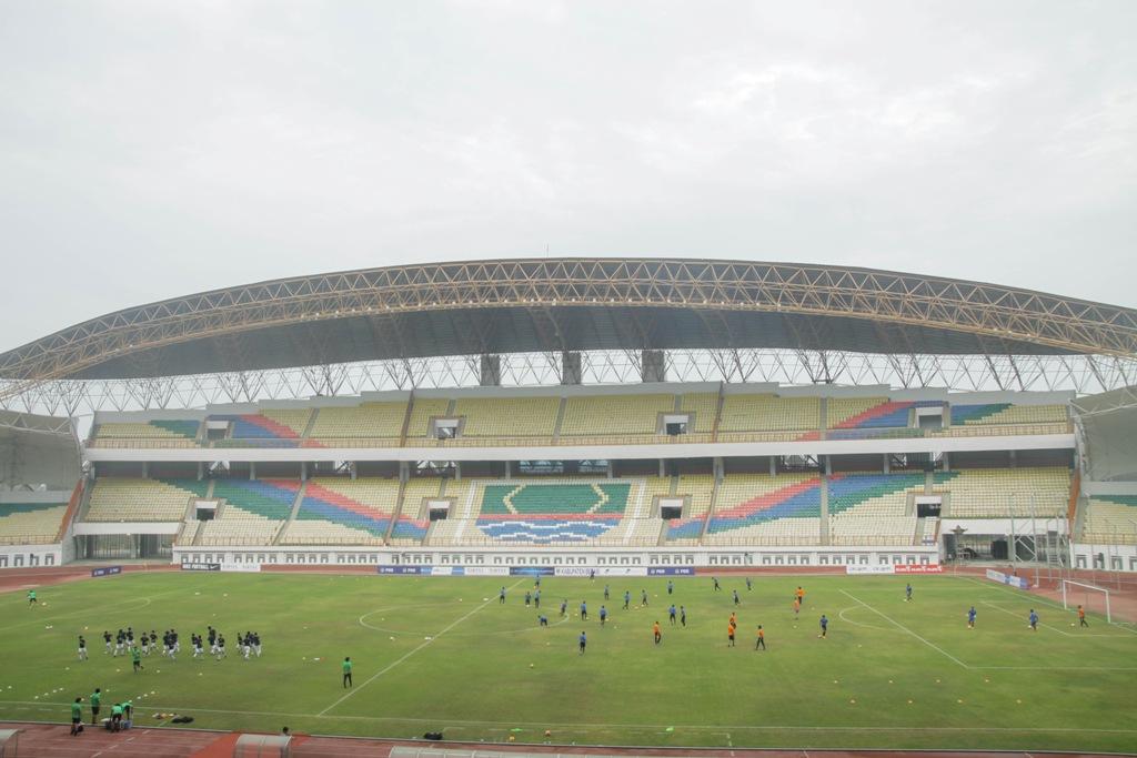Stadion Wibawa Mukti Cikarang Copyright: INDOSPORT/Abdurrahman.R