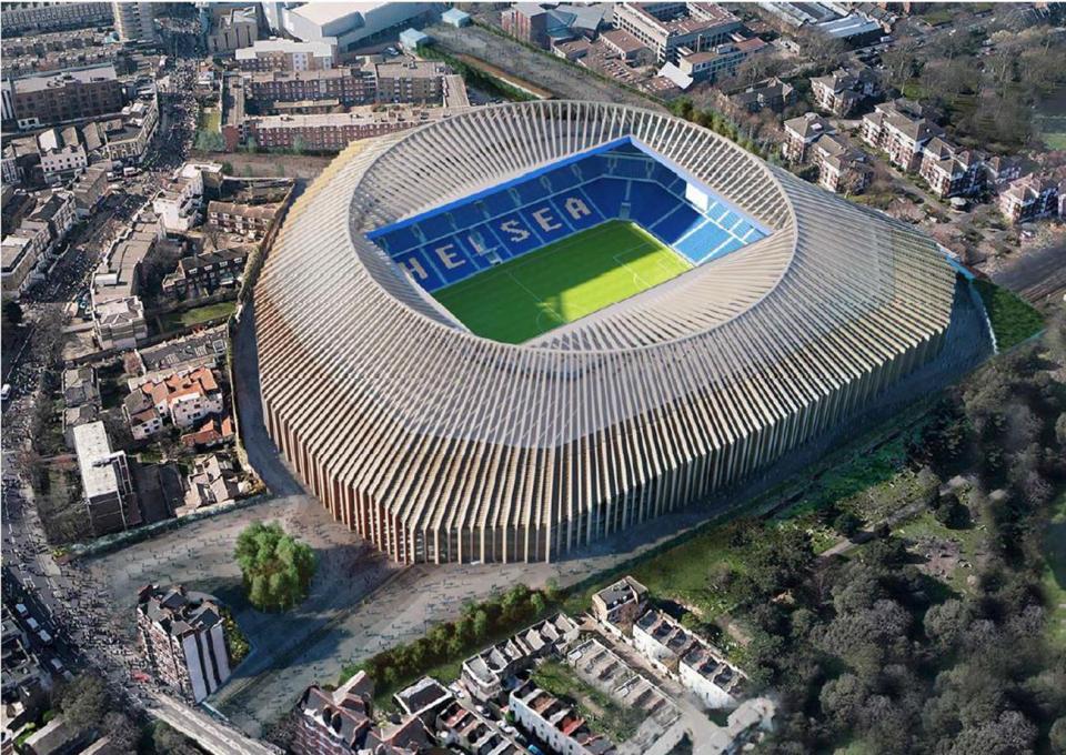 Chelsea New Stadium Copyright: https://www.thesun.co.uk