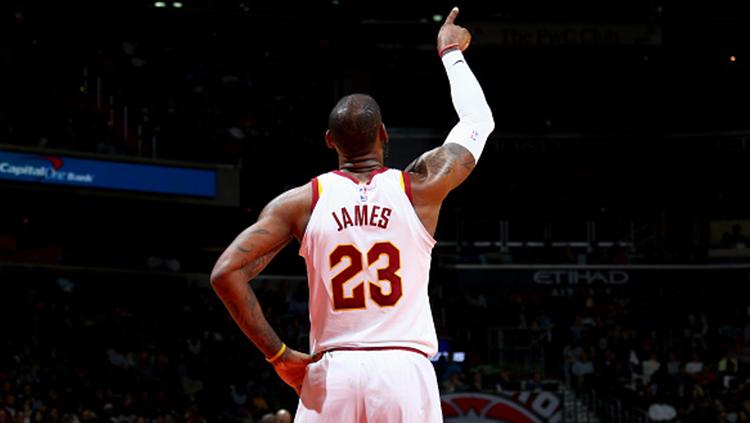 Bintang Cleveland Cavaliers, LeBron James.