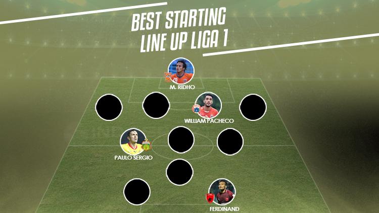 Starting Terbaik Liga 1.