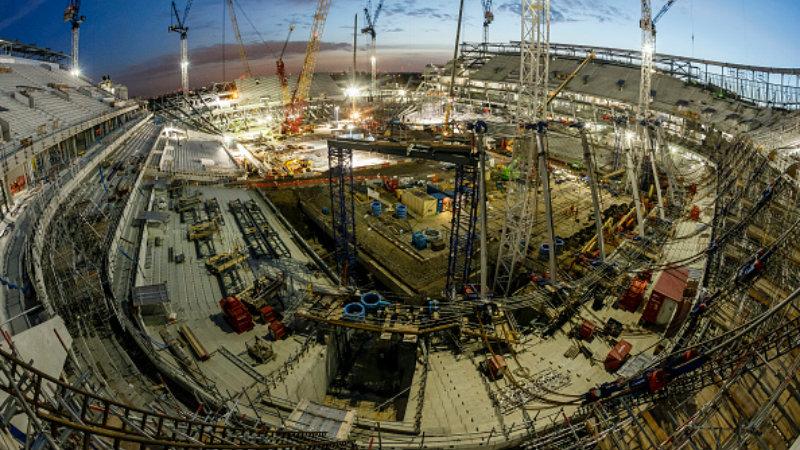 Renovasi besar-besar dilakukan Tottenham Hotspur kepada markas kebanggaan mereka, Stadion White Hart Lane. Copyright: INDOSPORT