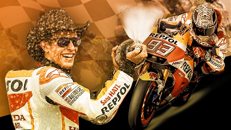 Marc Marquez juara dunia 2017. - INDOSPORT