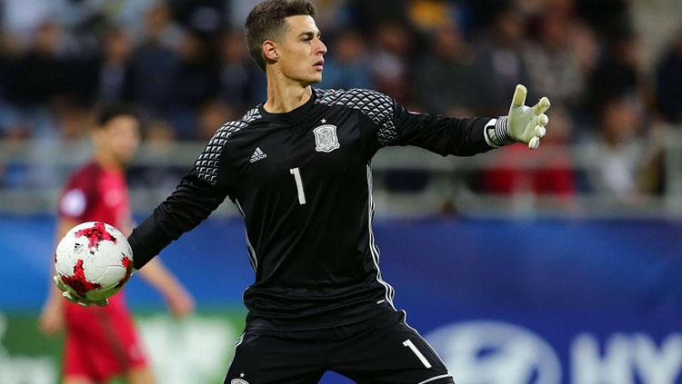 Kiper muda Timnas Spanyol, Kepa Arrizabalaga. Copyright: The Sun