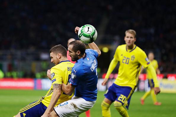 Italia vs Swedia. Copyright: INDOSPORT