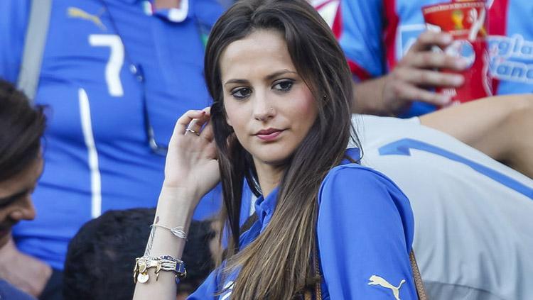 Jessica Melena, istri Ciro Immobile, siap hamil lagi jika sang suami mendapatkan Capocannoniere dan Lazio menang Serie A. - INDOSPORT