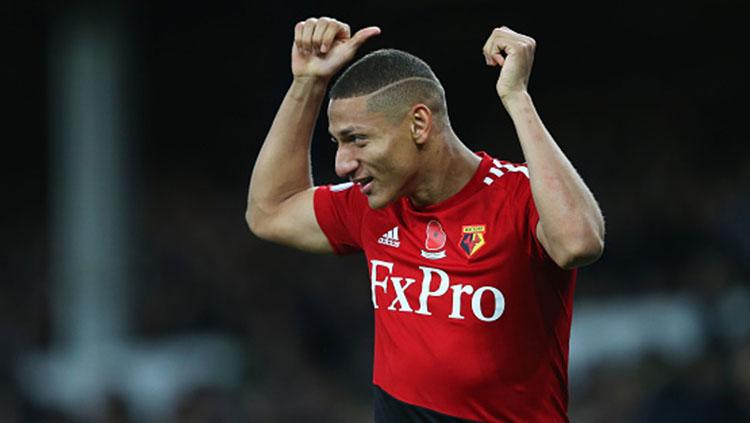 Pemain Watford, Richarlison. Copyright: INDOSPORT