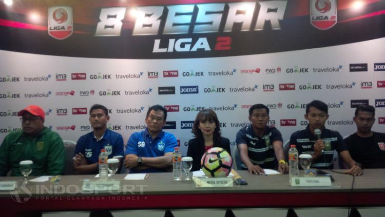 Konferensi pers Persebaya Surabaya. Copyright: Arif Rahman/INDOSPORT