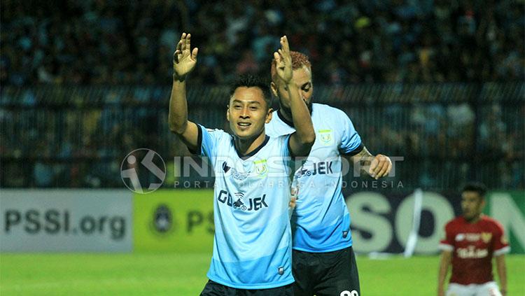 Persela ungguli Timnas All Star berkat gol Samsul Arif. Copyright: Internet