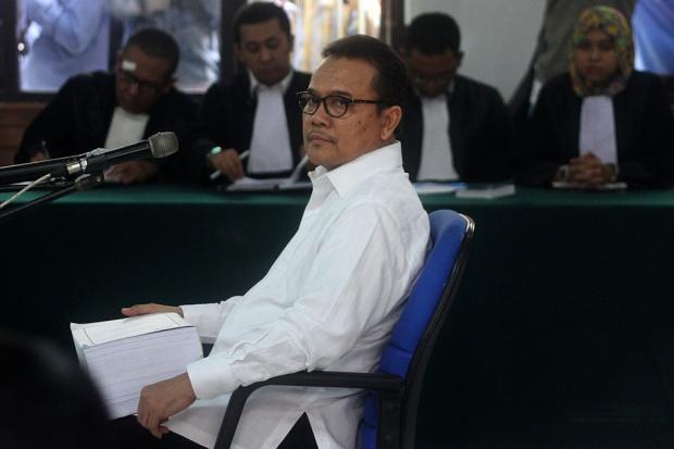 Rusli Zainal saat disidang kasus korupsi dirinya. Copyright: Tempo