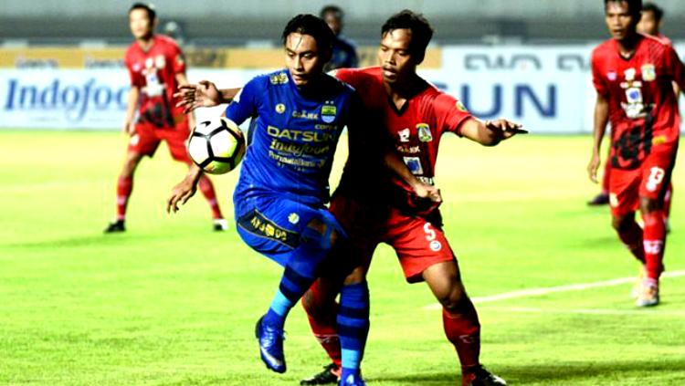 Pemain muda Persib Bandung, Angga Febryanto Putra.