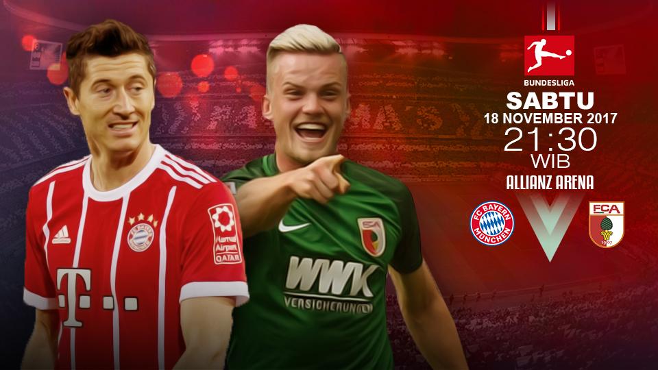 Prediksi Bayern Munchen vs Augsburg.