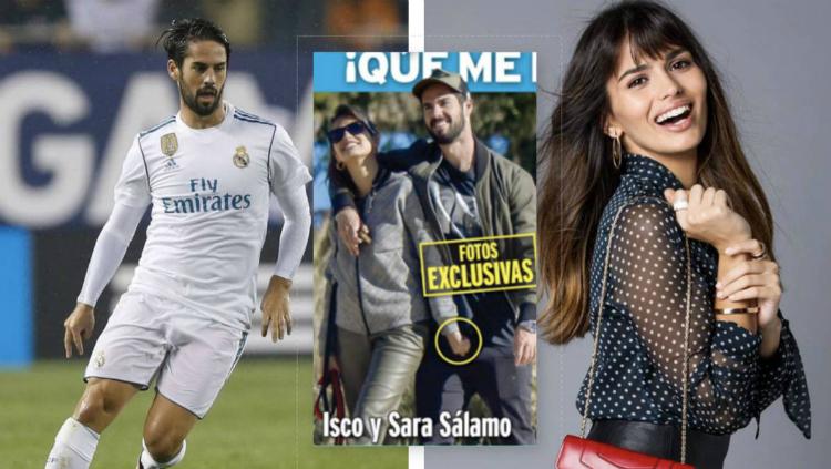 Gelandang Real Madrid Isco dan kekasihnya jadi sorotan lantaran mesum di tengah jalan Copyright: QWD