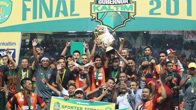 Borneo FC saat menjuarai Piala Gubernur Kaltim 2016. Copyright: Tribun Kaltim