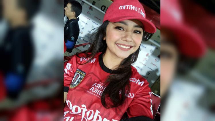 Fans cantik Bali United, Puspa Anggraeni Copyright: Dok Pribadi