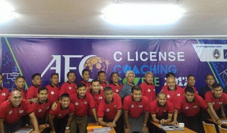 Para peserta kursus kepelatihan lisensi C AFC Copyright: Instagram