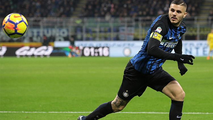 Inter Milan sukses taklukkan Atalanta berkat sumbangan 2 gol Mauro Icardi. Copyright: Getty Images