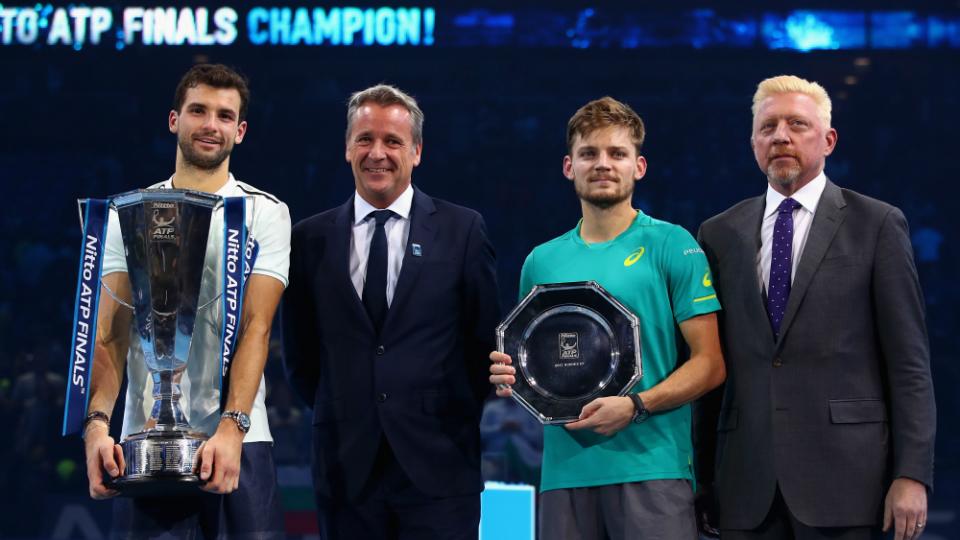 Grigor Dimitrov dan David Goffin. Copyright: INDOSPORT