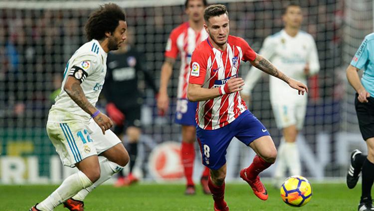 Atletico Madrid vs Real Madrid. Copyright: INDOSPORT