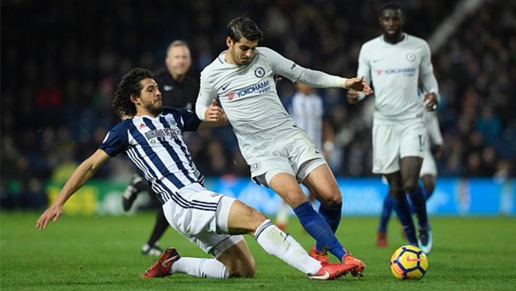 West Bromwich Albion vs Chelsea. Copyright: INDOSPORT