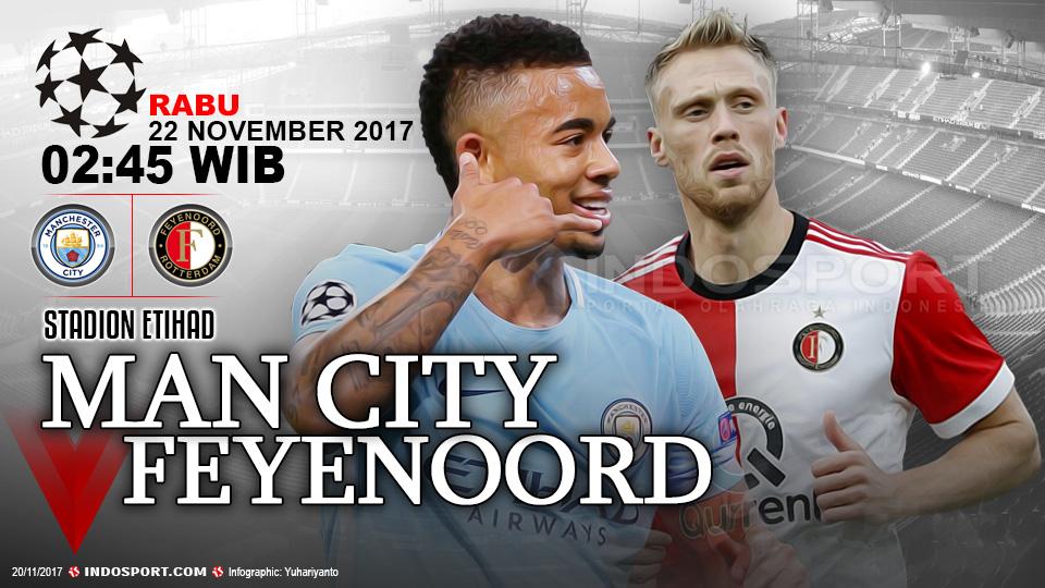 Prediksi Manchester City vs Feyenoord Copyright: Ggafis:Yanto/Indosport.com