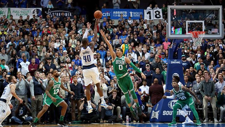 Boston Celtics vs Dallas Mavericks. Copyright: INDOSPORT