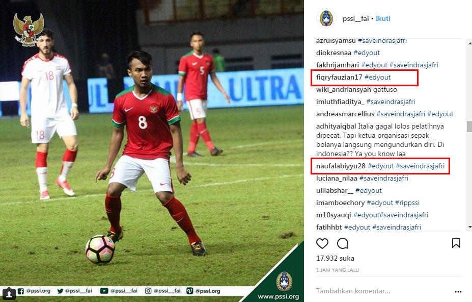 Netizen kecam Edy Rahmayadi. Copyright: Instagram