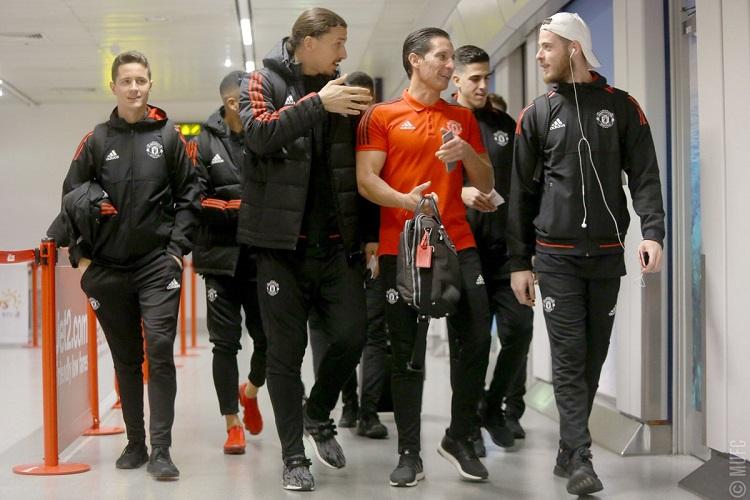 Skuat Manchester United jelang lawan Basel.