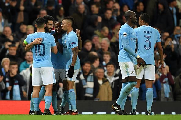 Selebrasi Manchester City. Copyright: INDOSPORT