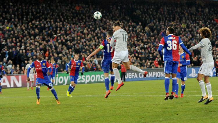 FC Basel vs Manchester United. Copyright: INDOSPORT