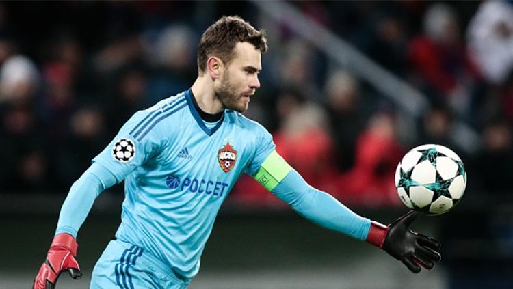 Igor Akinfeev, kiper CSKA Moscow. Copyright: INDOSPORT