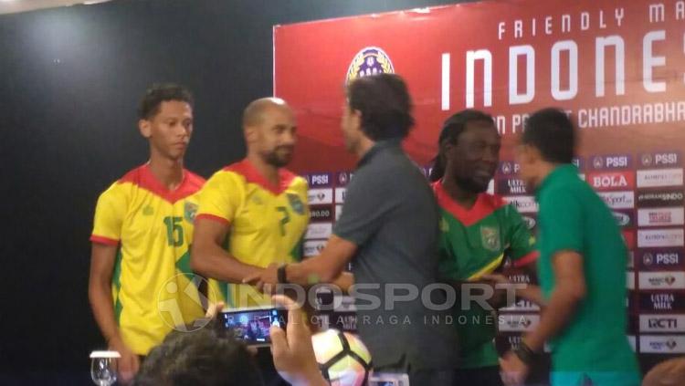 Prekon Tinnas Indonesia vs Guyana. Copyright: Petrus Manus Da Yerimon/INDOSPORT