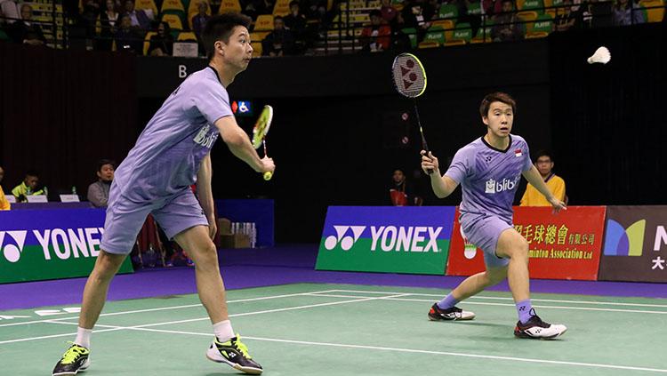 Kevin Sanjaya Sukamuljo/Marcus Fernaldi Gideon. Copyright: HUMAS PBSI