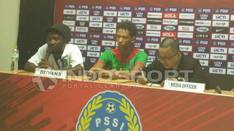 Konferensi Pers Guyana Copyright: INDOSPORT/Petrus