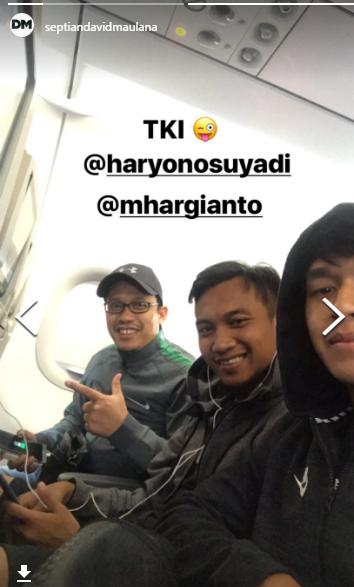 Septian ke Malaysia Bersama Hargianto. Copyright: Instagram