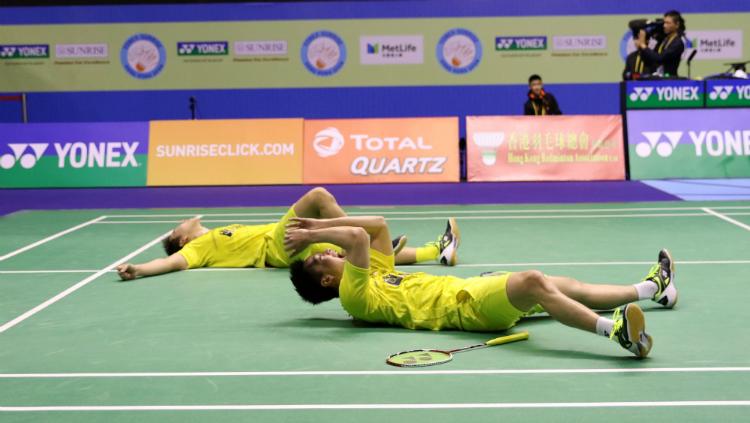 Kevin Sanjaya Sukamuljo/Marcus Fernaldi Gideon.