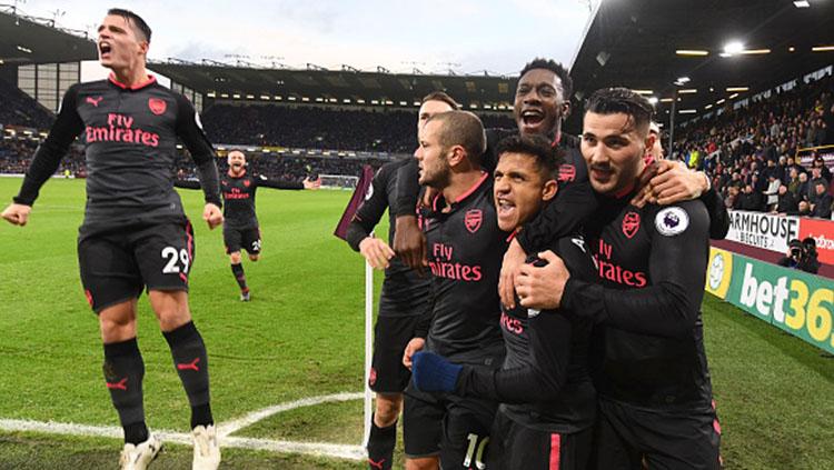 Arsenal berhasil mengalahkan Burnley 1-0. Copyright: Arsenal