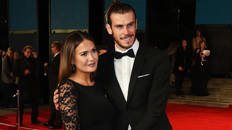 Gareth Bale dan kekasihnya, Emma Rhys-Jones. Copyright: INDOSPORT