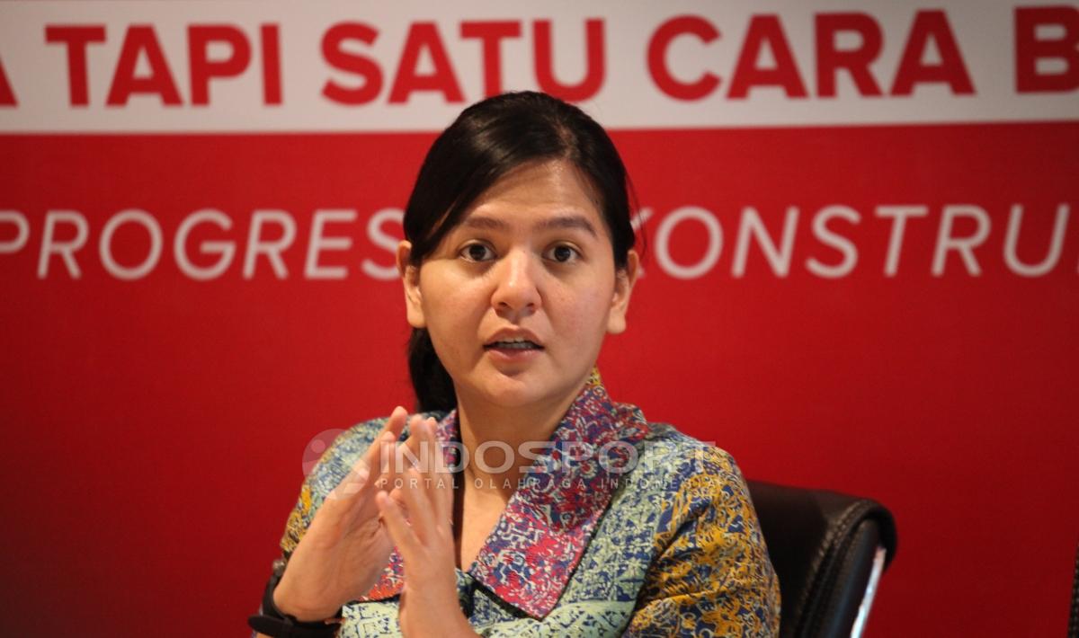 Sekjen PSSI, Ratu Tisha.