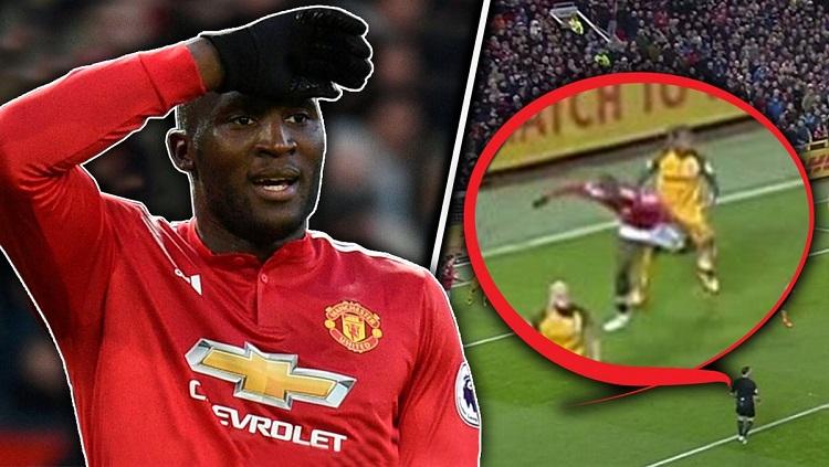 Romelu Lukaku terbebas dari sanksi tiga pertandingan oleh FA. - INDOSPORT