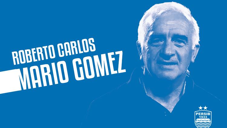 Roberto Carlos Mario Gomez pelatih baru Persib Bandung. Copyright: Grafis: Eli Suhaeli/INDOSPORT