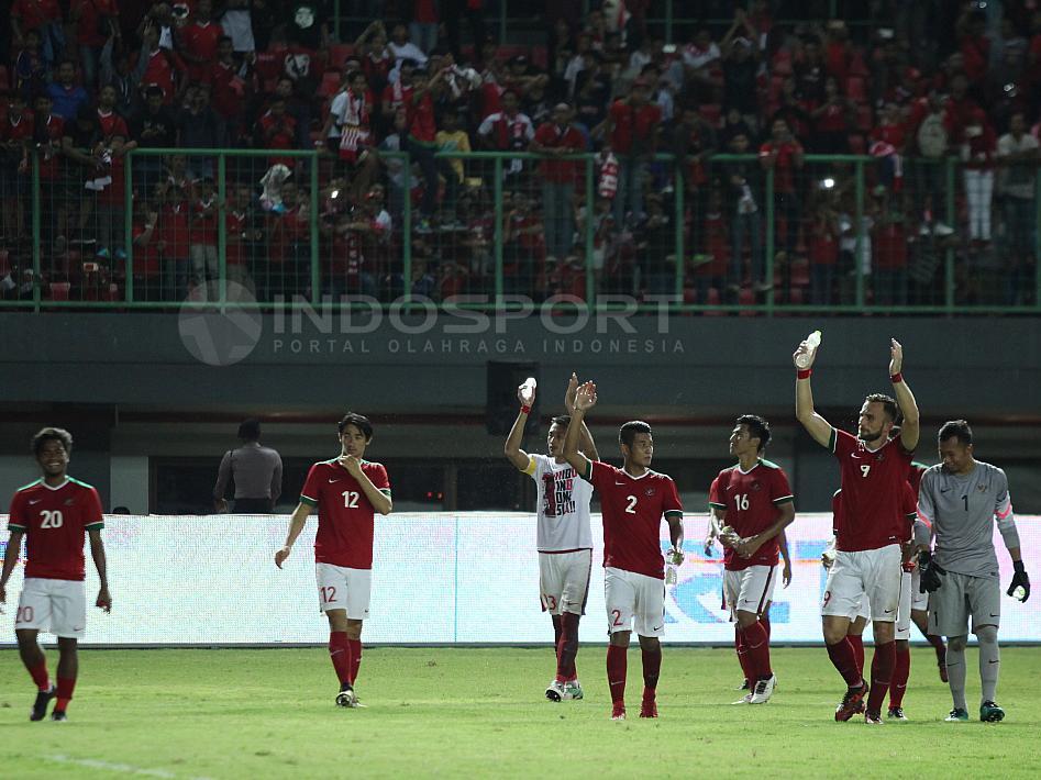 Timnas Indonesia pasca melawan Guyana. Copyright: INDOSPORT/Herry Ibrahim