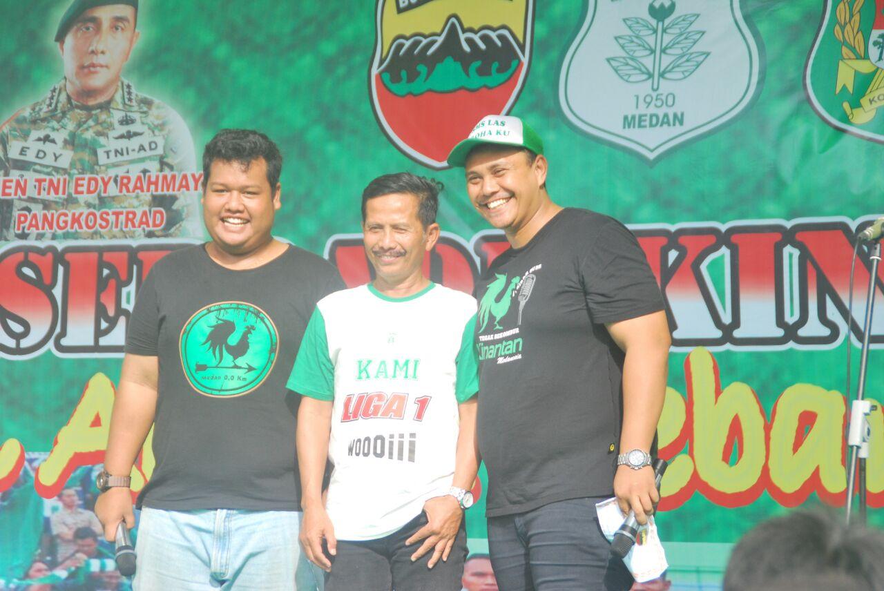 Suasana penyambutan tim PSMS Medan Copyright: INDOSPORT/Kesuma Ramadhan