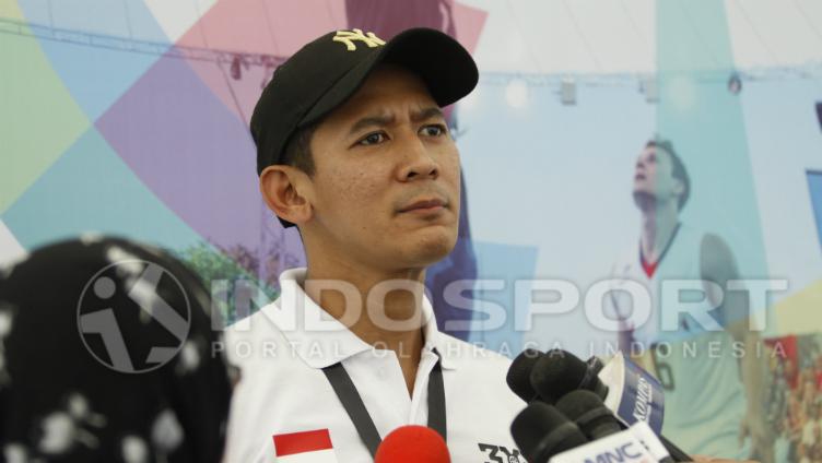 Pelatih Tim Putra Indonesia, Fandi Andika Ramadhani. Copyright: INDOSPORT/Abdurrahman.R