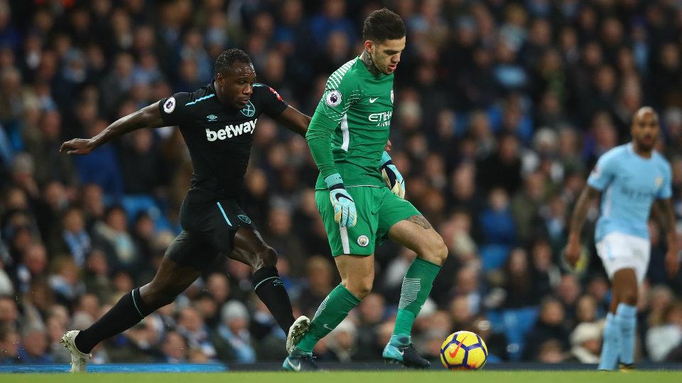 Manchester City versus West Ham