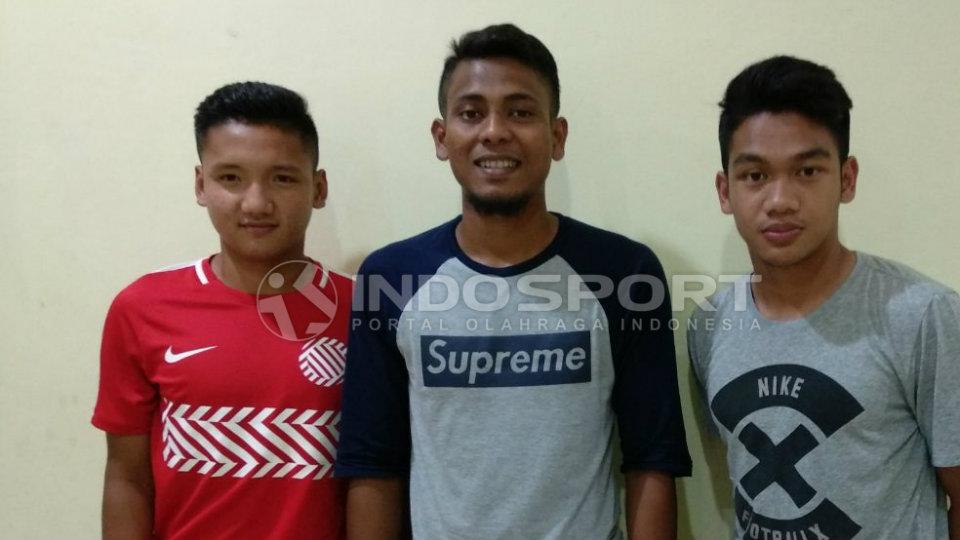 Abimanyu, Zulfiandi dan Simajuntak Copyright: INDOSPORT/Muhammad Effendi