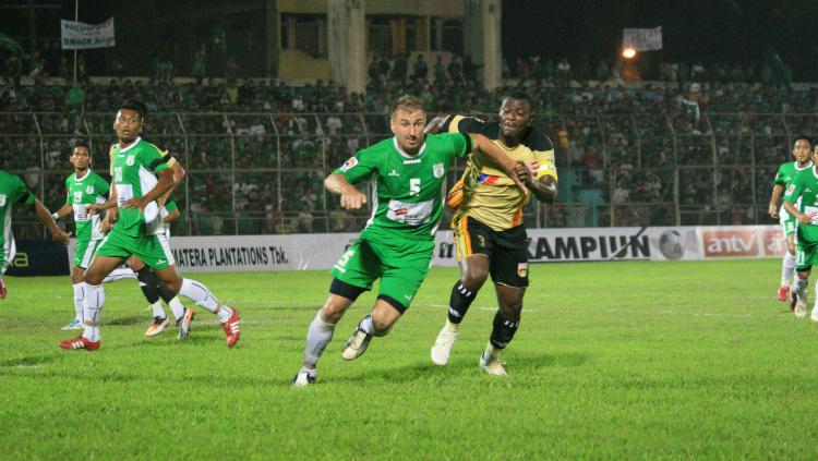 Sasa Zecevic saat membela PSMS Medan. Copyright: Internet