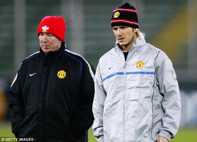 Ferguson dan Beckham saat masih di Manchester United. Copyright: Daily Mail