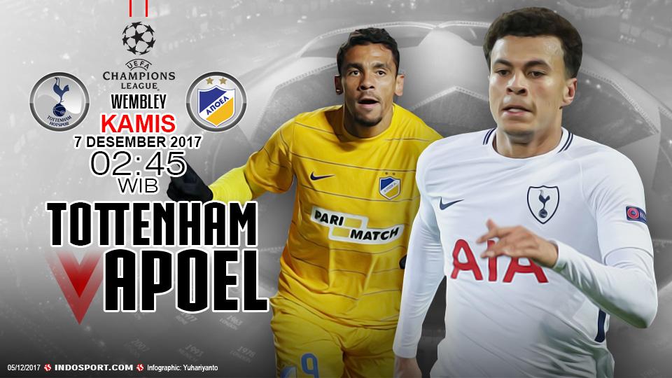 Prediksi Tottenham Hotspur vs APOEL