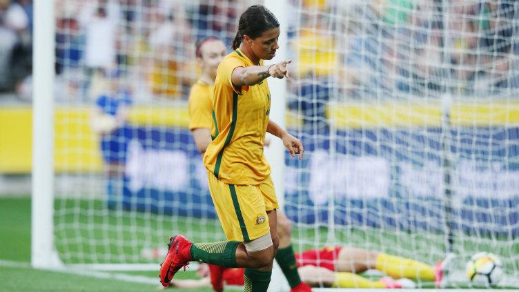Samantha Kerr bersama Timnas Wanita Australia / Matilda.