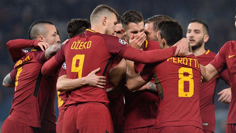 AS Roma vs Qarabag FK Copyright: Indosport.com
